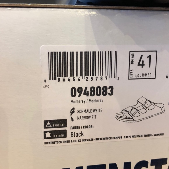 Birkenstock Monterey Black all leather sandal - Picture 8 of 8